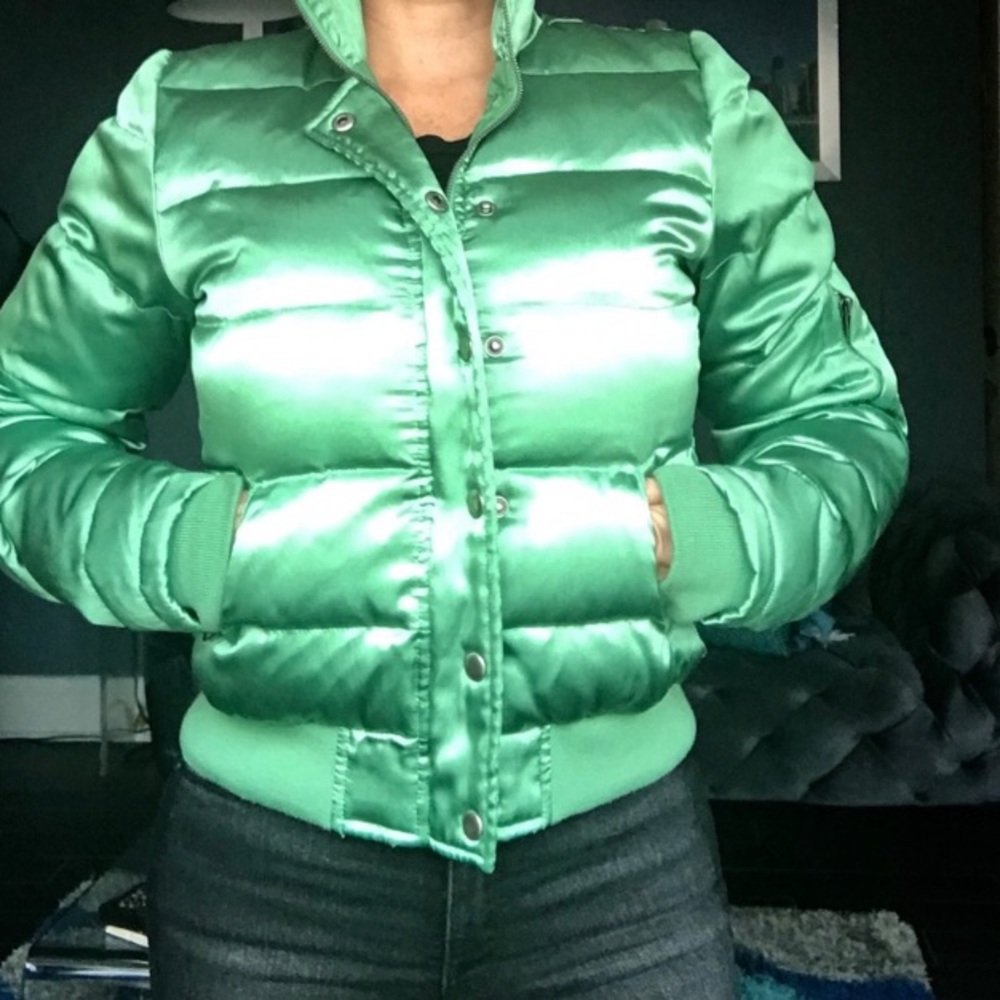 Y2K Juicy Couture Vintage Quilted Puffer Jacket ASO Regina George MEAN GIRLS